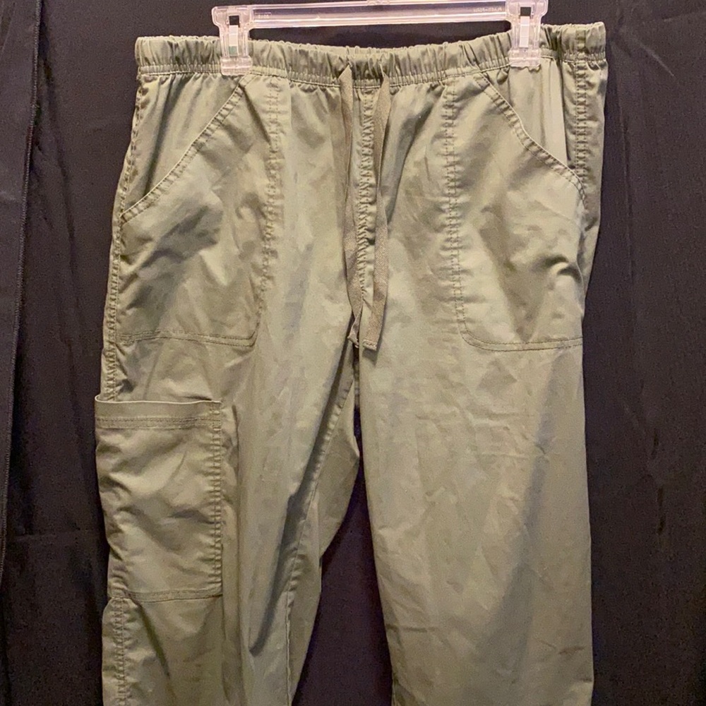Olive green color XL Adar scrub bottoms